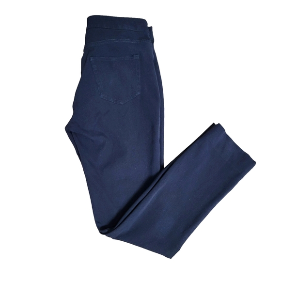 MM LaFleur Black front Zip stretch Pants Size 4 - Picture 7 of 9